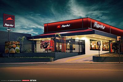 Fachada del restaurante Pizza Hut El Roble